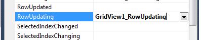Gridview row